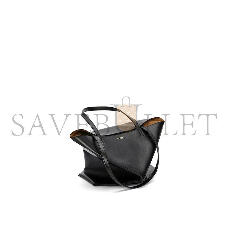 L0ew* medium puzzle fold tote in shiny calfskin a657g50x01-1100 (31.5*25.5*14.5cm)